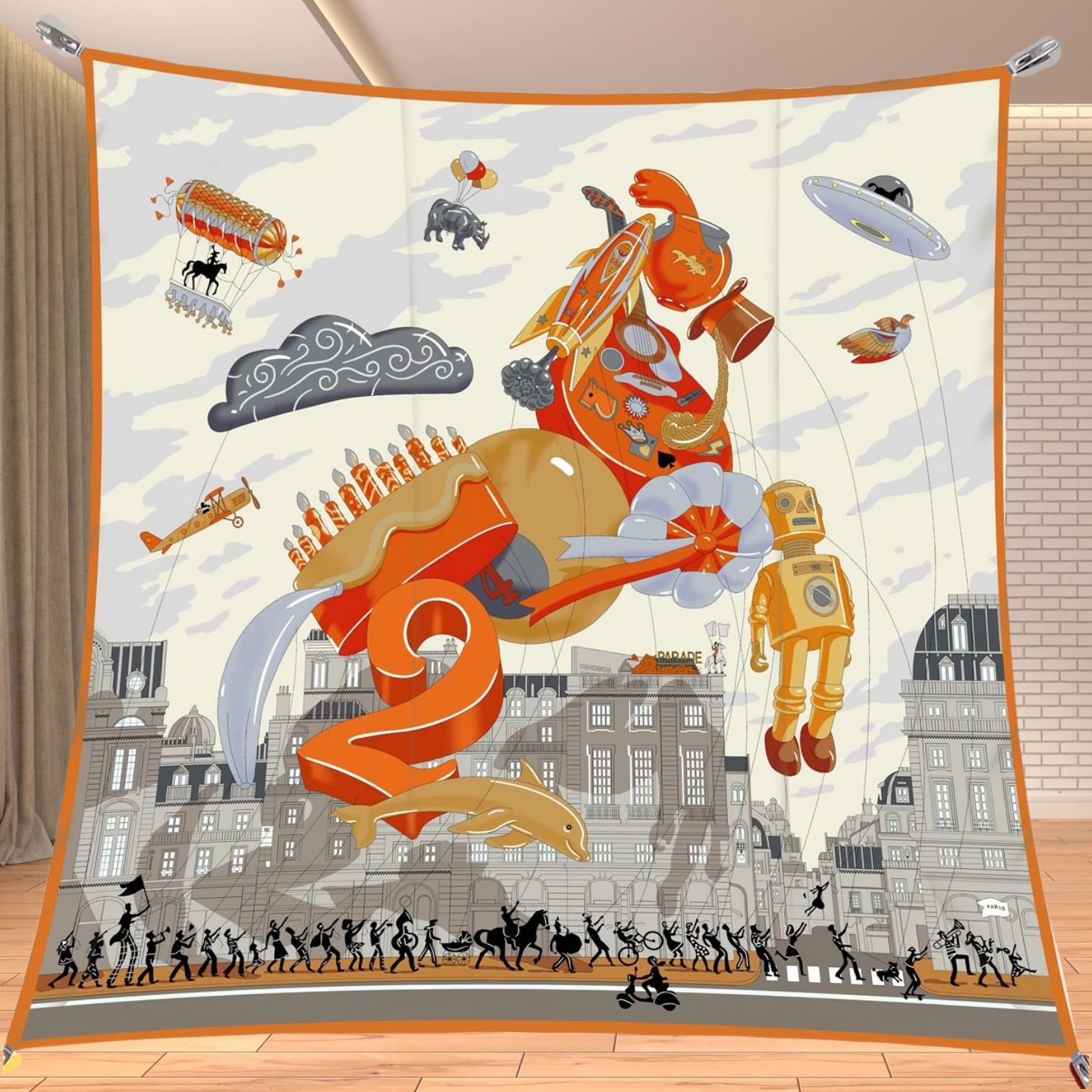 Women'S Accessories For Neck - 90cm Twill Silk Like Square Scarf