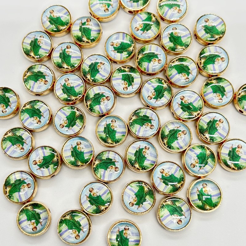 Women Juda Accessories - 20PCS Green Religious San Judas Tadeo