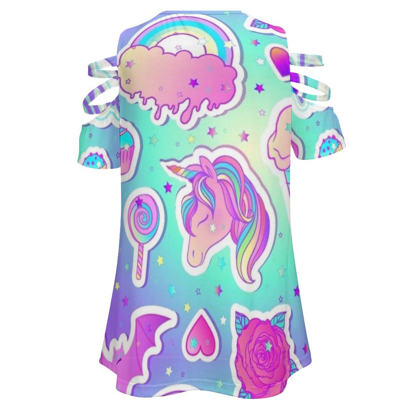 Rainbow Stickers Women's T-Shi - đánh giá và giá Women'S Accessories In The 90S