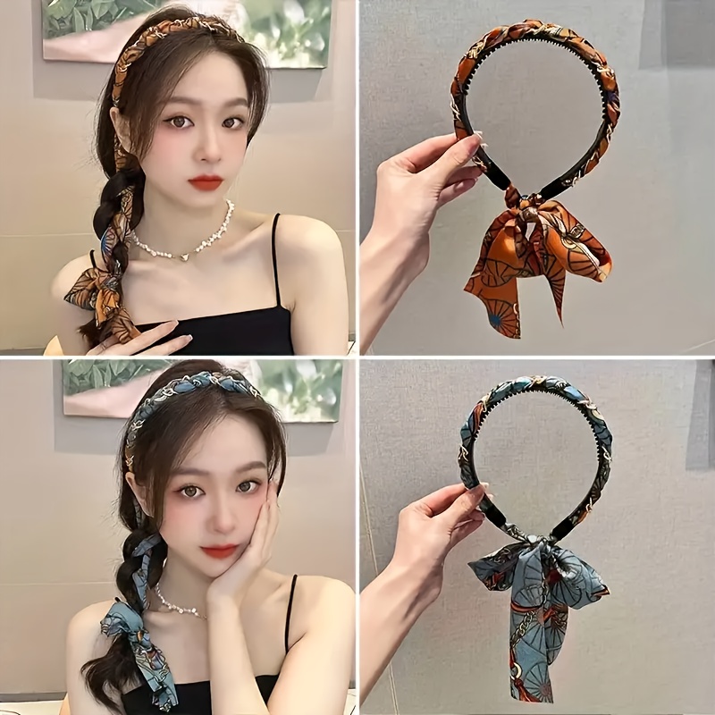 3pcs Vintage Style Printed Hea - đánh giá và giá Women Accessories Shop Design