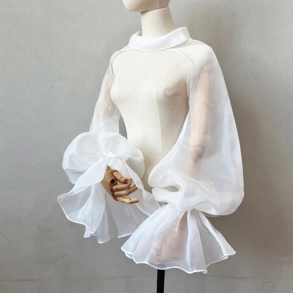 Puffy Bridal Sleeves Long Slee - đánh giá và giá Women'S Accessories For Neck