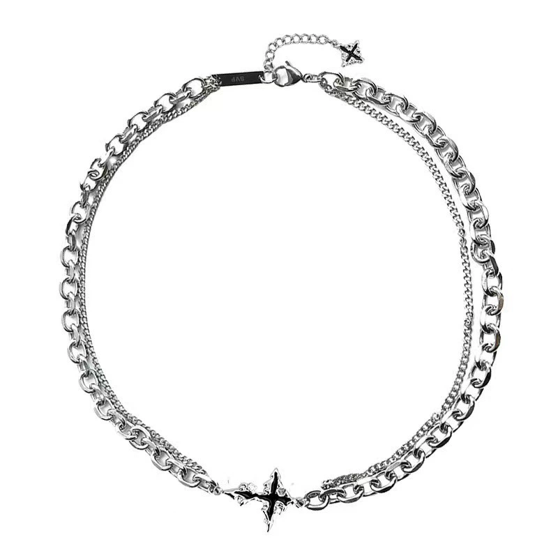 Punk Black Cross Pendant Chain - đánh giá và giá Women'S Accessories In The 90S