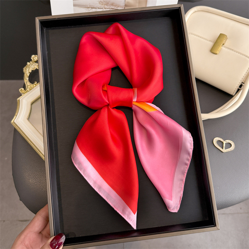 Fashion Color Block Print Squa - đánh giá và giá Women'S Accessories For Neck