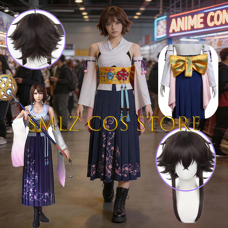 Smlz FFX Yuna Cosplay Anime FF - đánh giá và giá Women Accessories Set