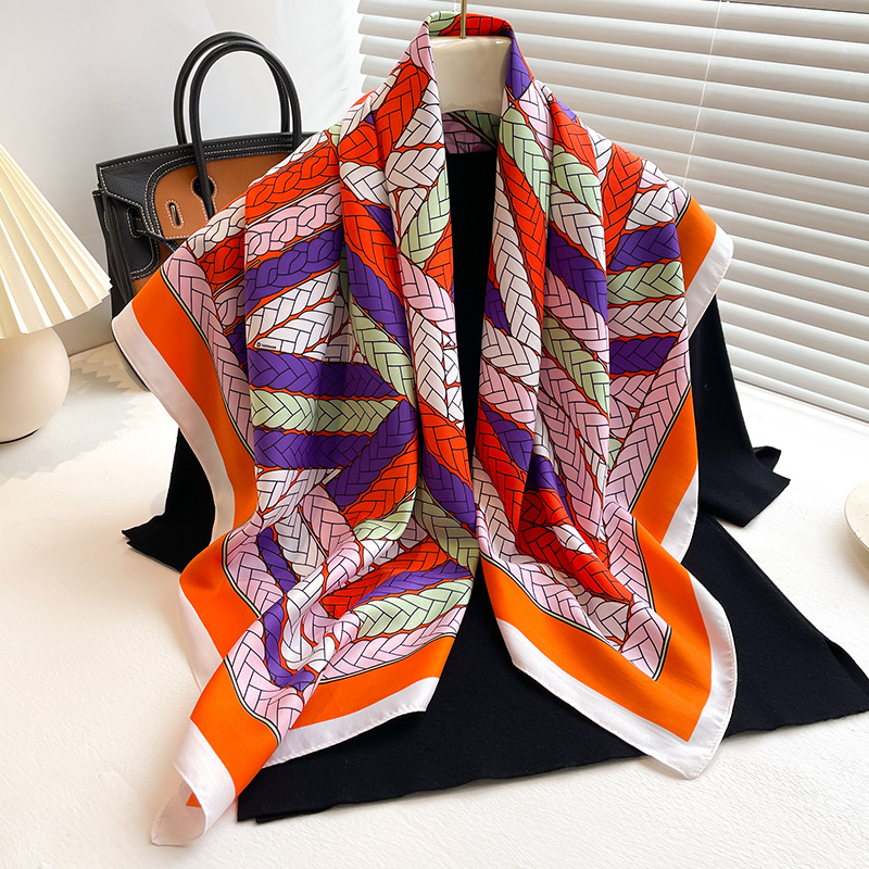 New Twill Satin Scarf 90cm, Wo - đánh giá và giá Women'S Accessories For Neck