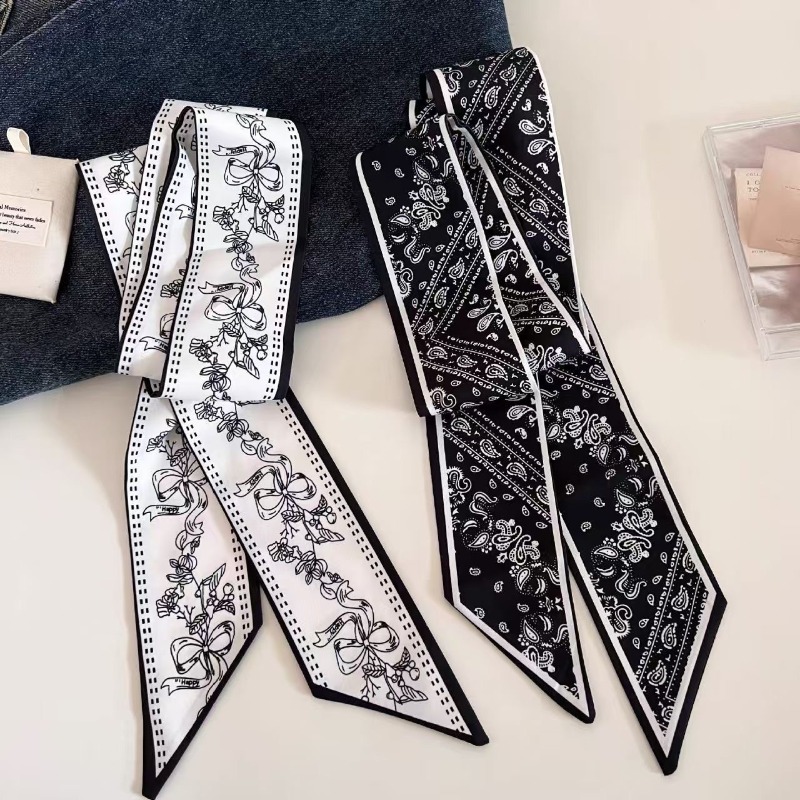 Black White Double Sided Paisl - đánh giá và giá Women'S Accessories For Neck