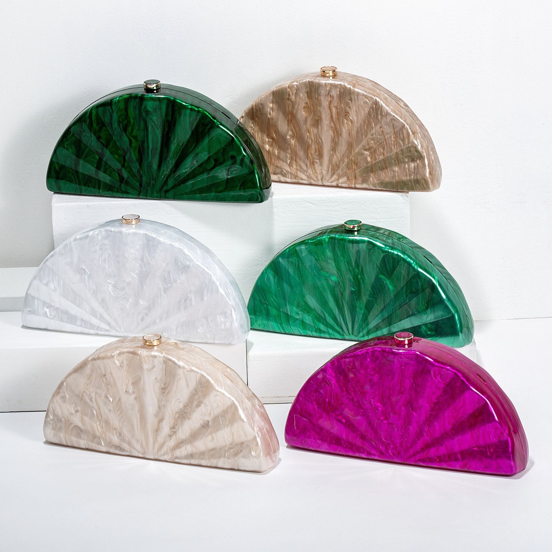 Women Brand Half Moon Circular - đánh giá và giá Wallet Chain Bag