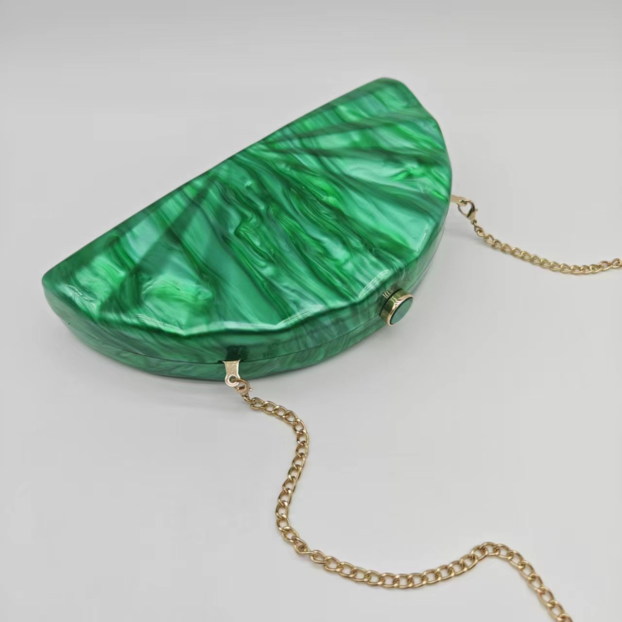 Women Brand Half Moon Circular - đánh giá và giá Wallet Chain Bag