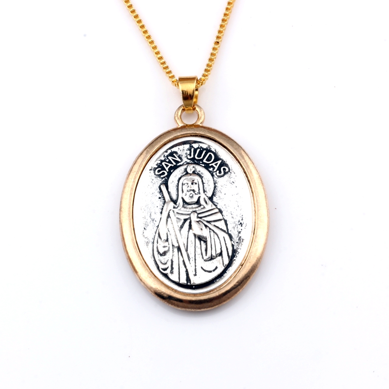 1Pc Two-Tone San Judas Tadeo R - đánh giá và giá Women Juda Accessories