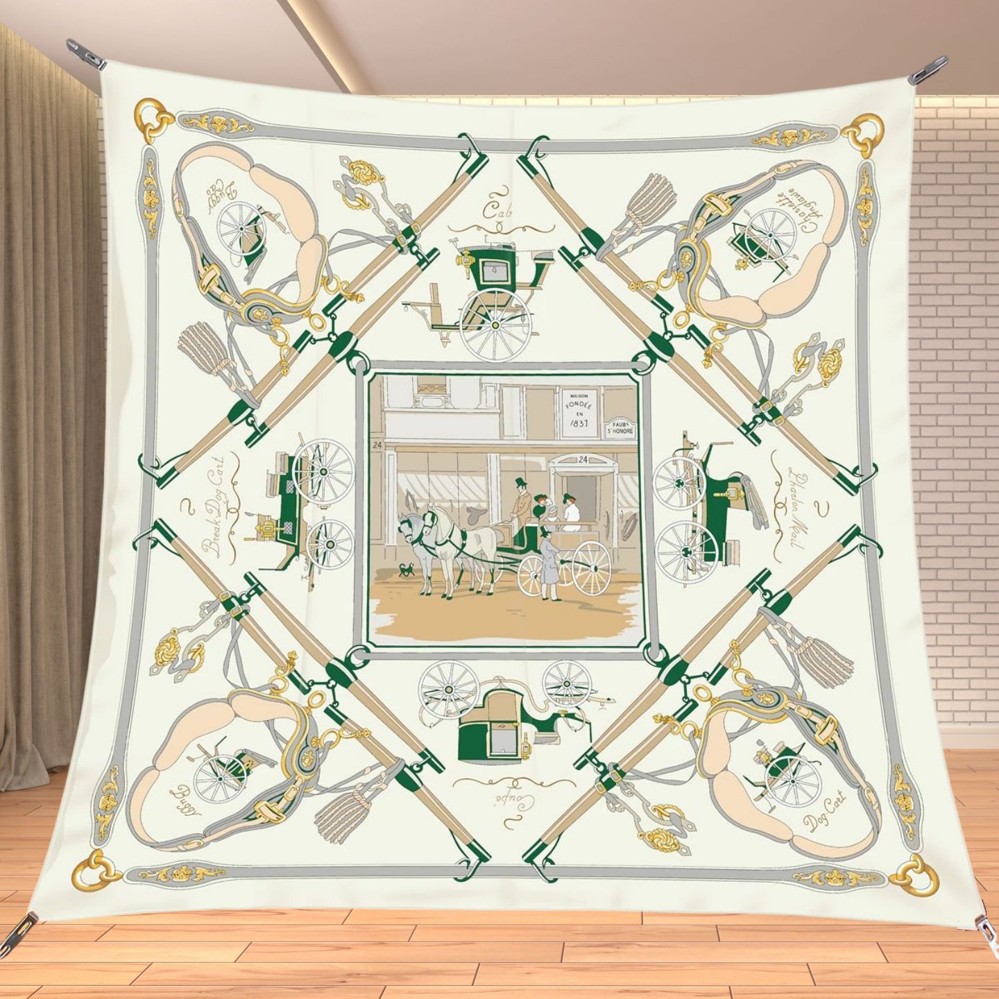 90cm Twill Silk Like Square Sc - đánh giá và giá Women'S Accessories For Neck