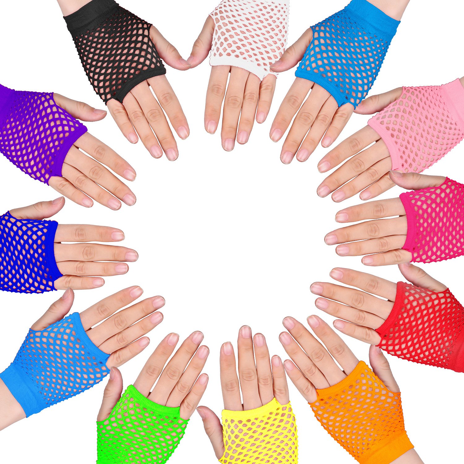 24 Pairs Fingerless Fishnet Ne - đánh giá và giá Women'S Accessories In The 90S