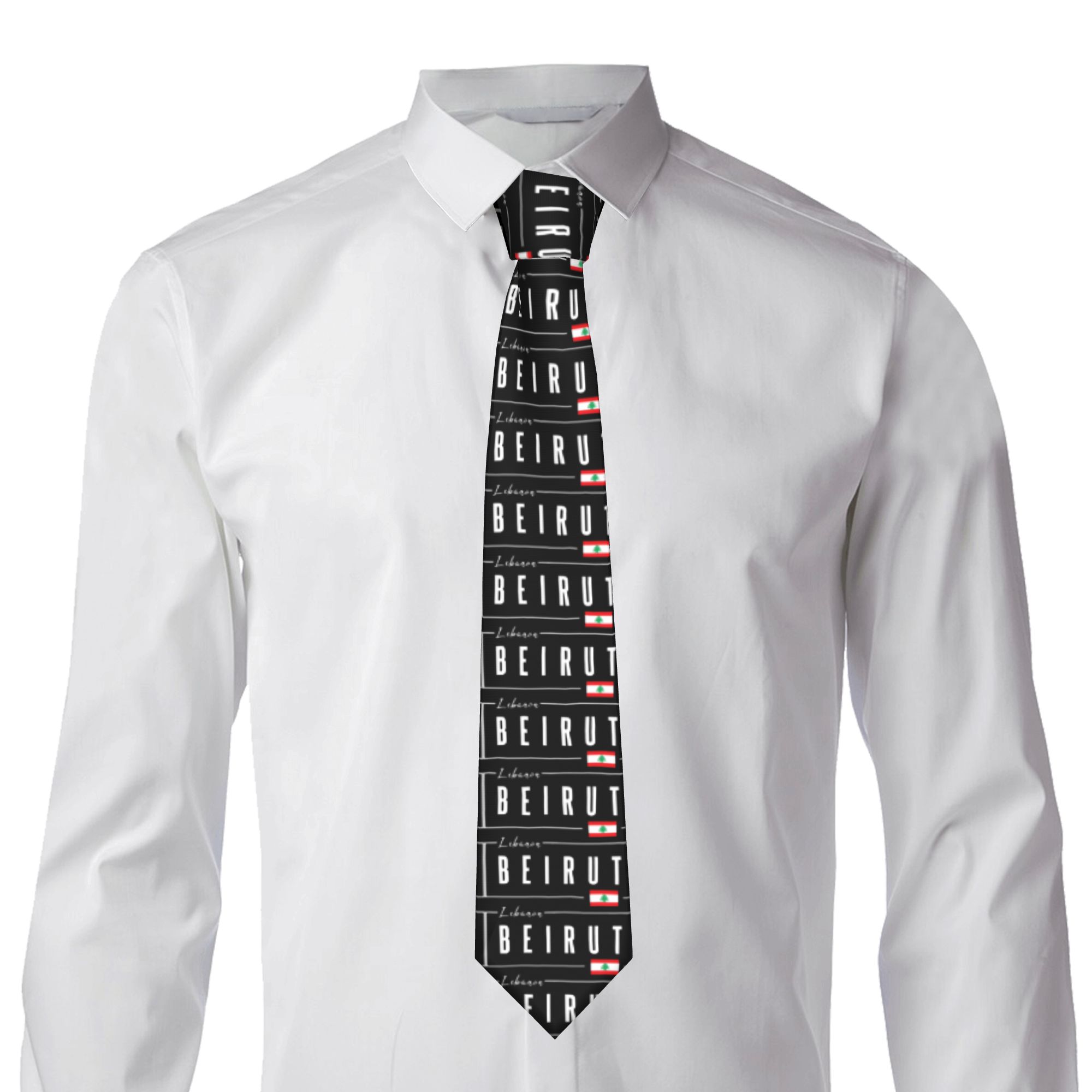 Beirut Lebanon Flag Tie  Cospl - đánh giá và giá Women Accessories Lebanon