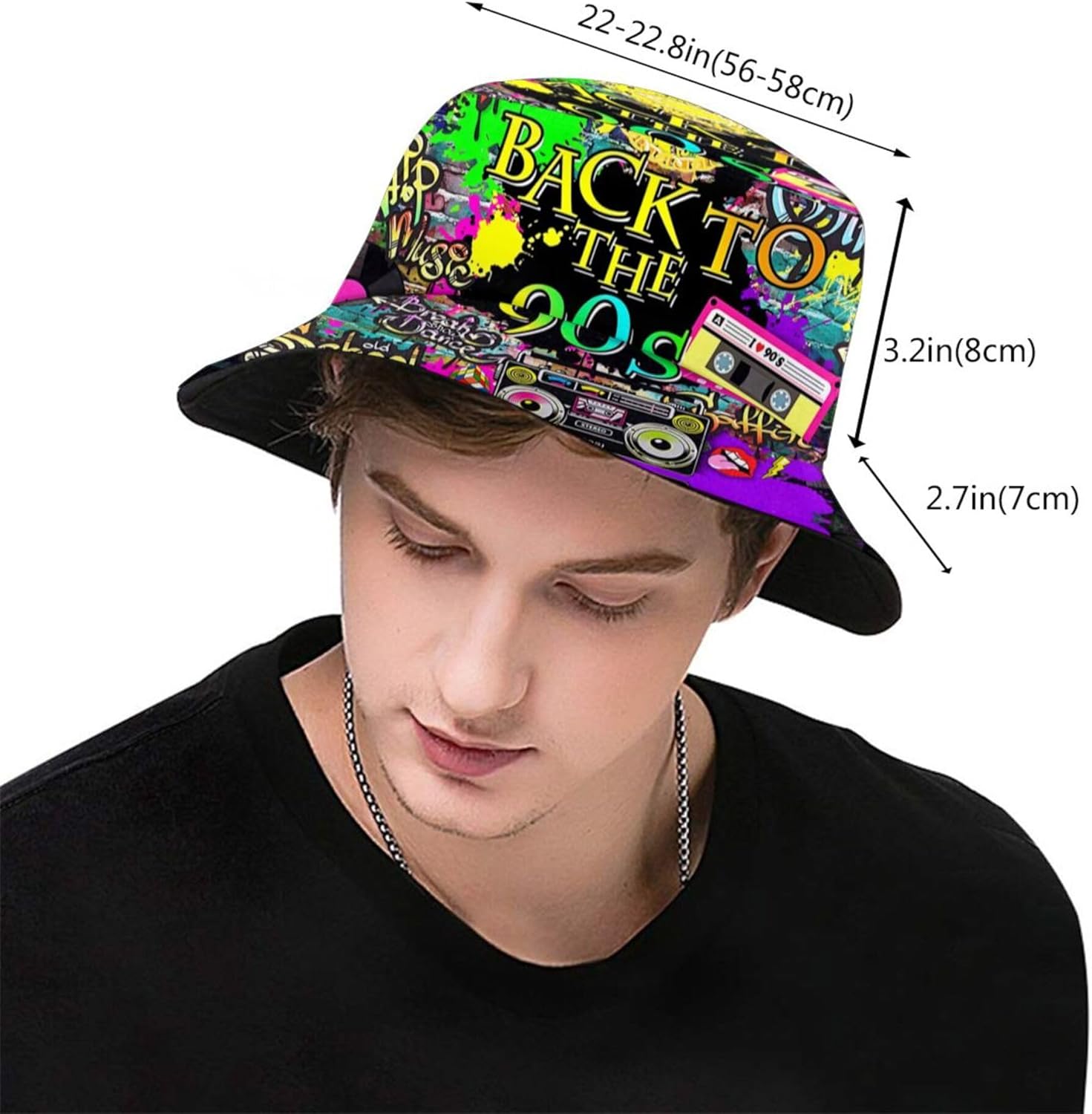 Fashion Retro 80S 90S Bucket F - đánh giá và giá Women'S Accessories In The 90S