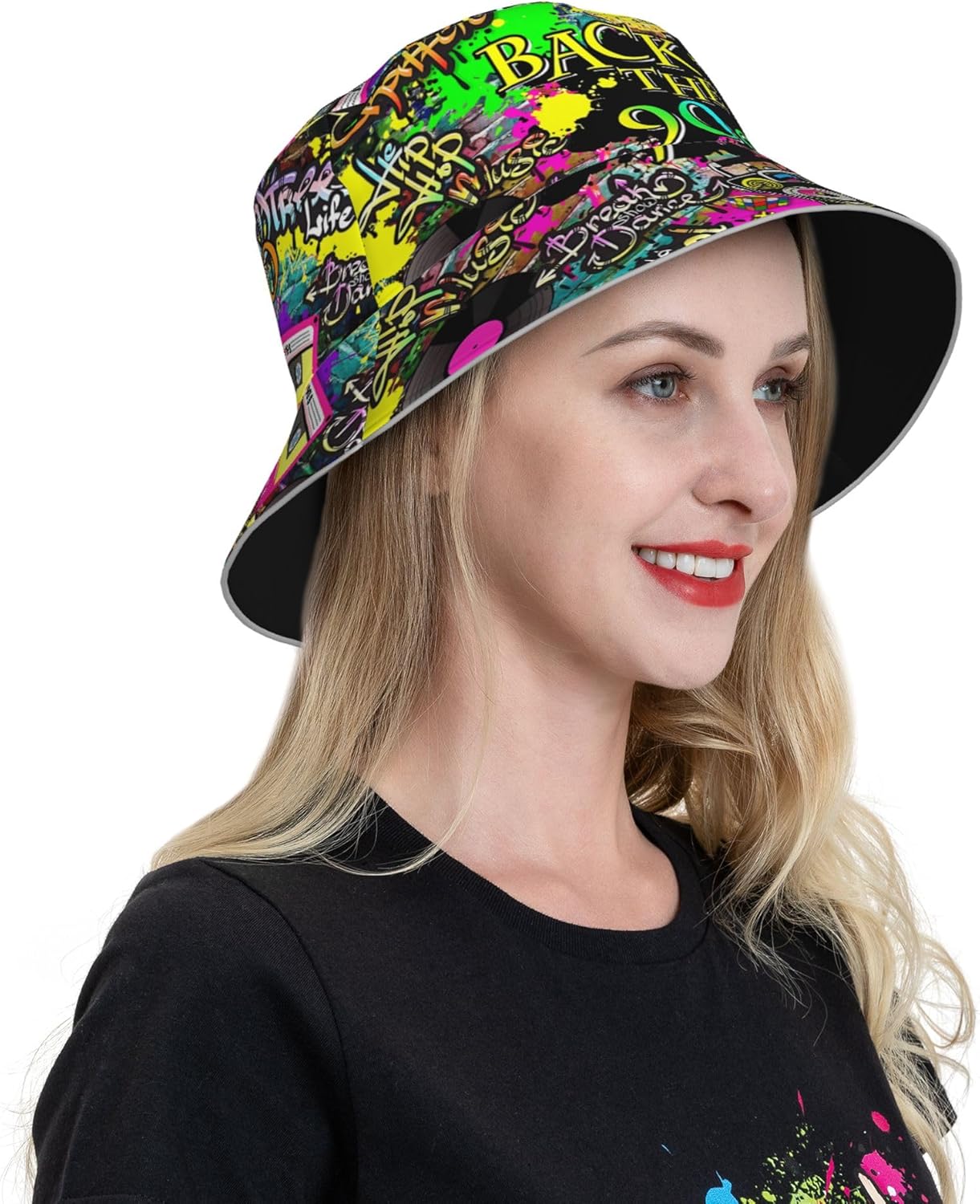 Fashion Retro 80S 90S Bucket F - đánh giá và giá Women'S Accessories In The 90S