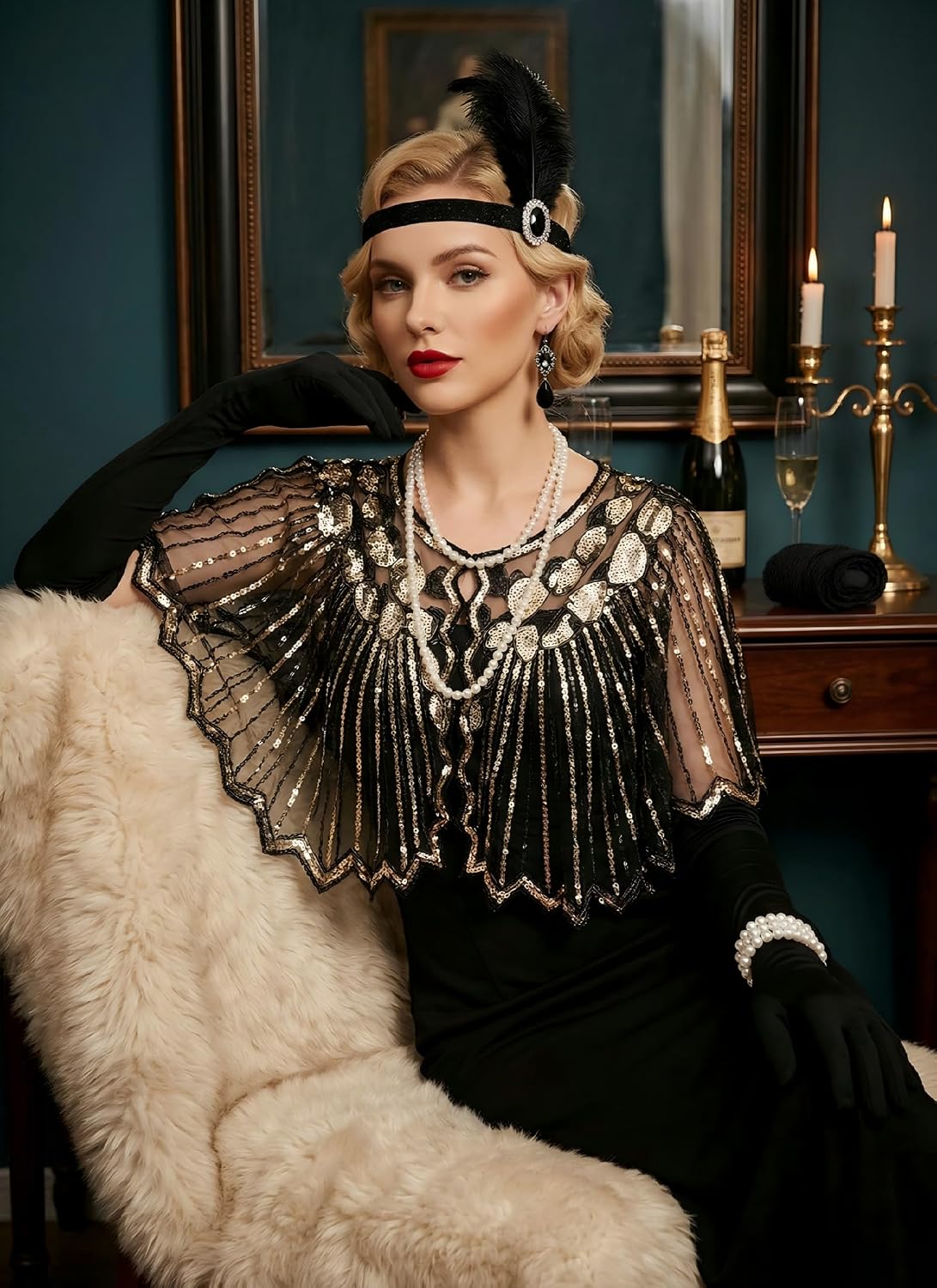 1920s Accessories Set for Wome - đánh giá và giá Women Accessories Pack