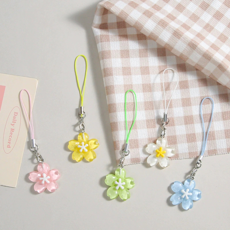 Colorful Resin Flower Phone Ch - đánh giá và giá Women Accessories Pack