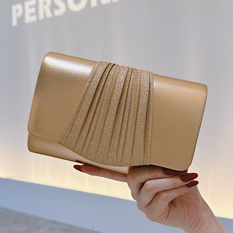 Golden Small Evening Clutch Ba - đánh giá và giá Wallet Chain Bag