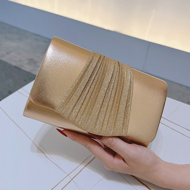 Golden Small Evening Clutch Ba - đánh giá và giá Wallet Chain Bag