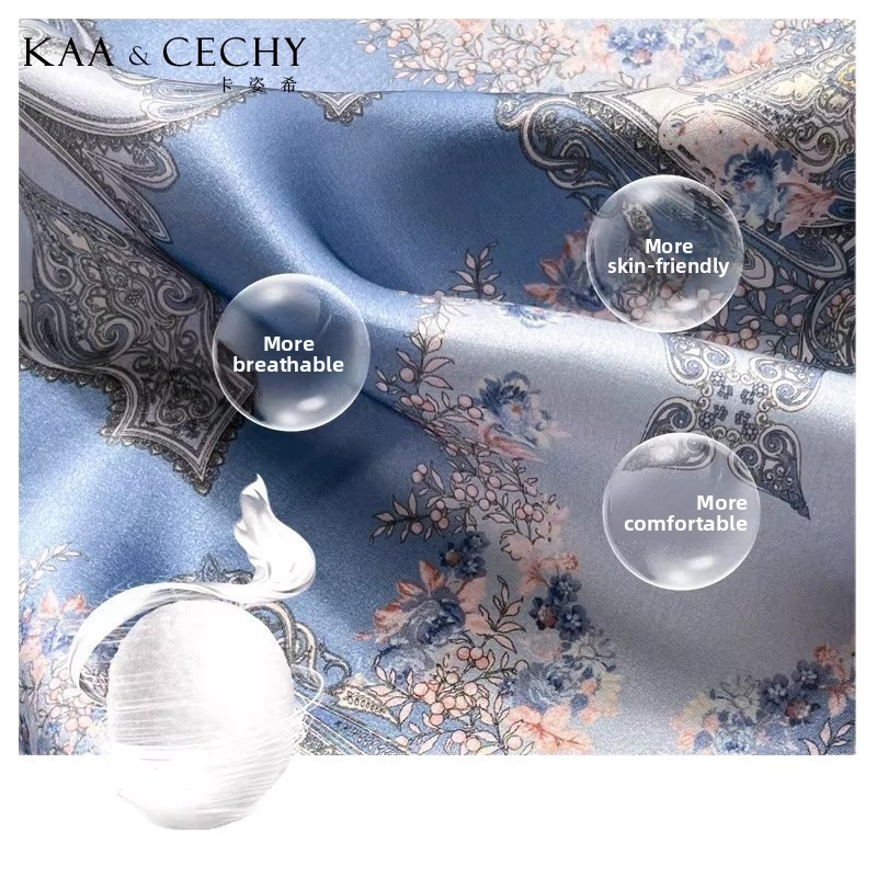 Baroque Floral 100% Mulberry S - đánh giá và giá Women'S Accessories For Neck