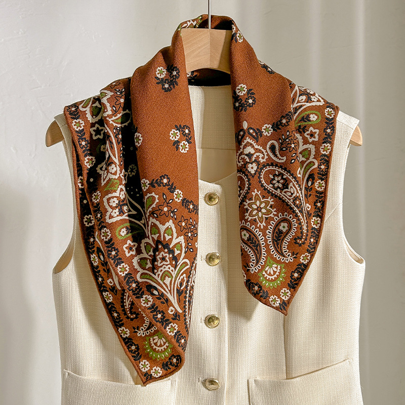 70% Wool 30% Silk Scarf Women  - đánh giá và giá Women'S Accessories For Neck