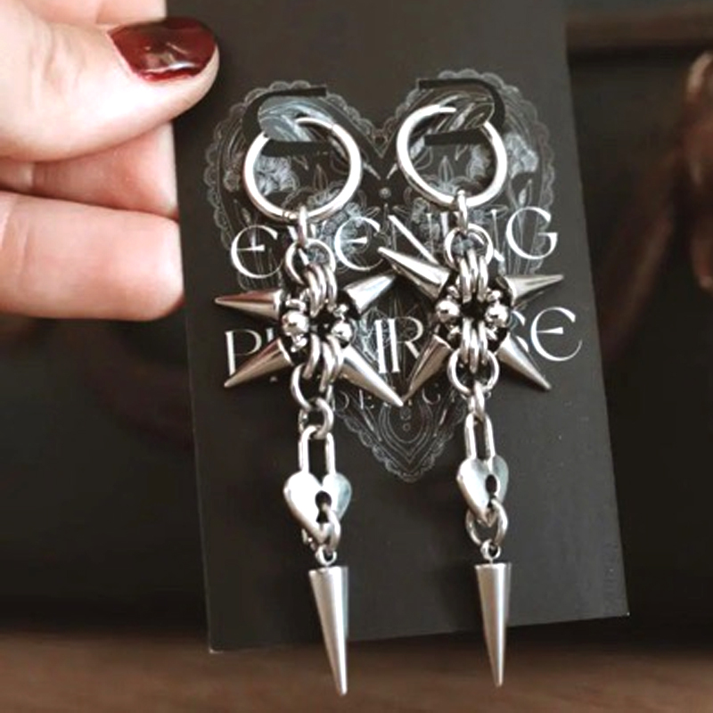 Punk Fashion Stainless Steel C - đánh giá và giá Women'S Accessories In The 90S