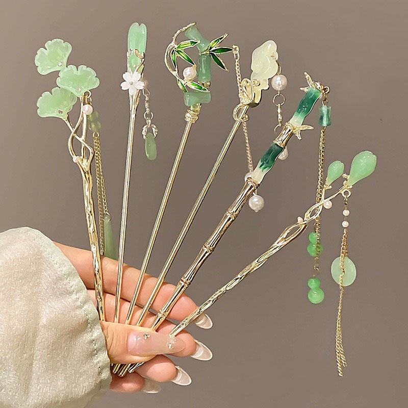 1pc Elegant Chinese Style Gree - đánh giá và giá Women Accessories Shop Design