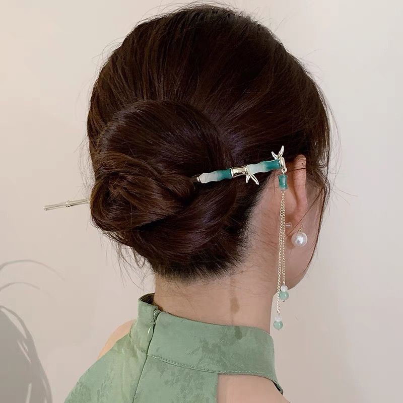 1pc Elegant Chinese Style Gree - đánh giá và giá Women Accessories Shop Design