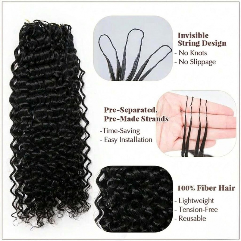 Water Wave Synthetic Feather C - đánh giá và giá Women Accessories Pack