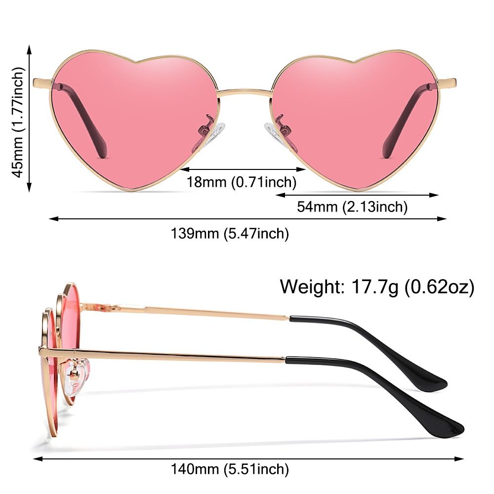 Heart-Shaped Sunglasses Heart  - đánh giá và giá Women'S Accessories In The 90S