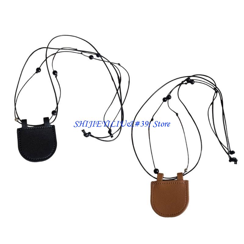 E21F Ví đeo cổ bằng da chắc ch - đánh giá và giá Women Accessories Shop Design